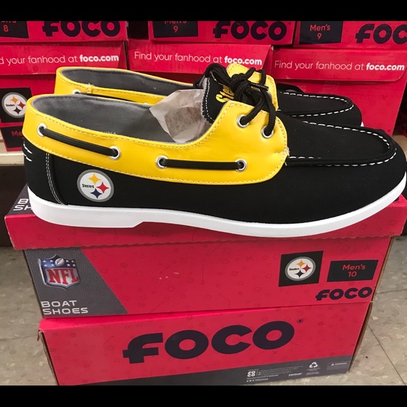 steelers boat shoes